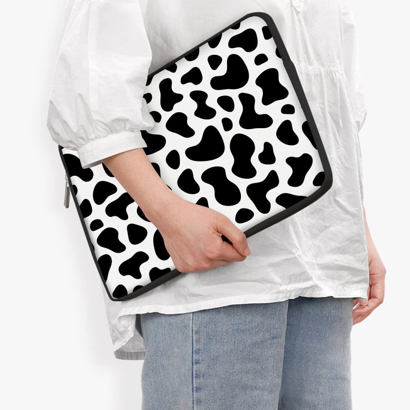 SAPOY Laptop Sleeve Case Cow Print Notebook Computer Cover Bag Compatible 13-15 Inch Laptop - Image 5